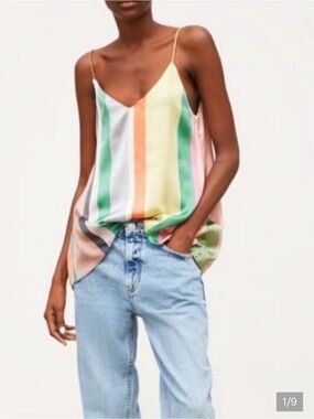 Zara satin cami